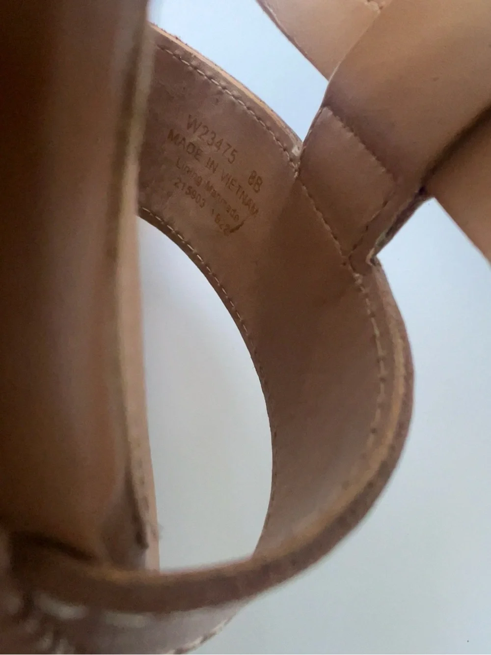 Cole Haan GrandPrø Cloudfeel Brown Leather Espadrille Wedge Sandals Women’s Sz 8